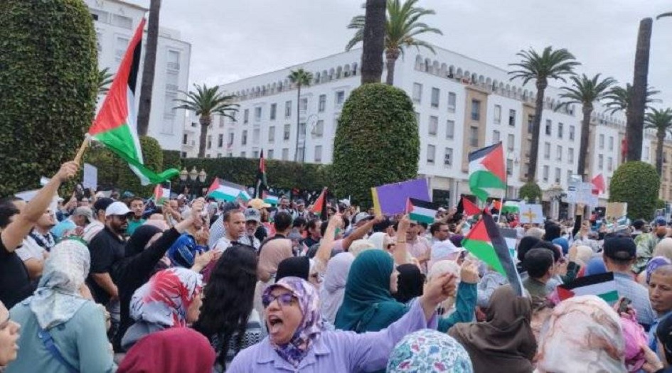 دعما لغزة..تظاهرات حاشدة في 52 مدينة مغربية