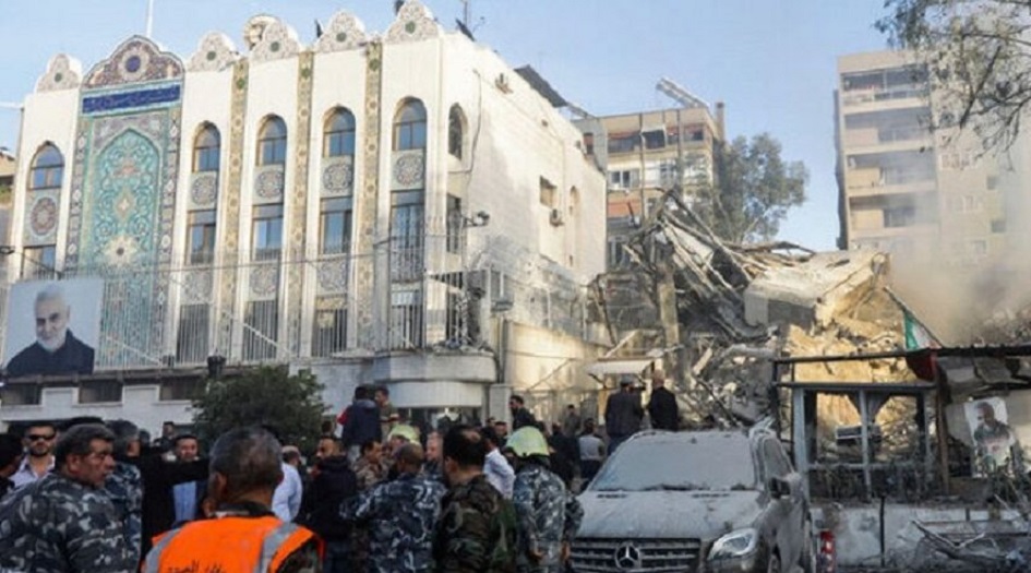  إدانات عربية ودولية للهجوم الارهابي على القنصلية الايرانية في دمشق 