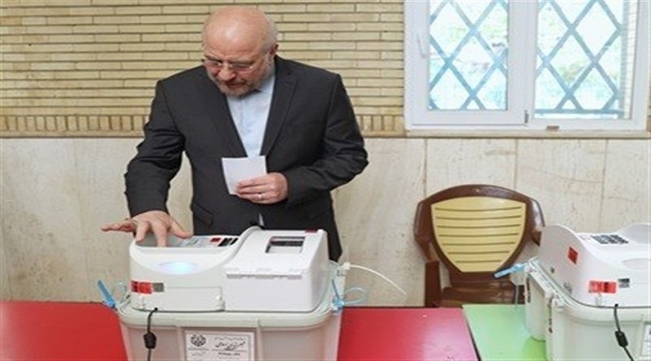  ايران.. قاليباف يدلي بصوته في الانتخابات البرلمانية الإيرانية