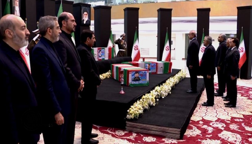 همگان برای ادای احترام مقام شامخ رئیس‌جمهور شهید آمدند