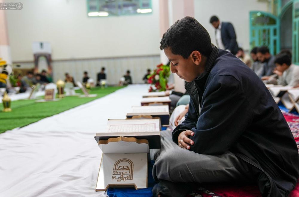 العتبة العلوية المقدسة تقيم  63 ختمة قرآنية مع حضور نحو 50 ألف شخص