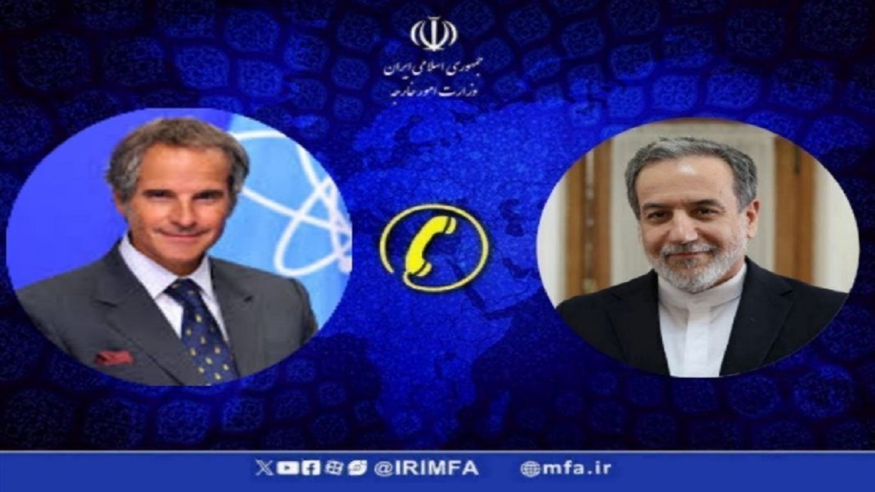  عراقجي لغروسي: على الوكالة الدولية اتخاذ موقف ضد التهديدات المعادية لإيران 