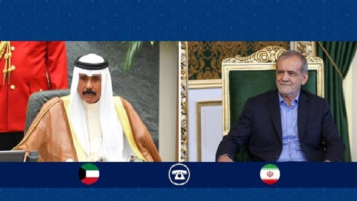 أمير الكويت لبزشكيان: لن نقبل بأي حال من الأحوال أي عمل عدواني من أراضينا ضد دولة أخرى