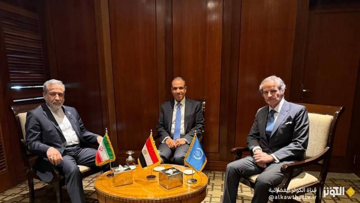 لقاء ثلاثي بين عراقجي وغروسي ووزير الخارجية المصري في القاهرة