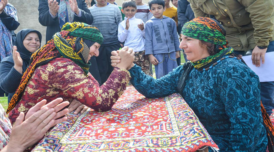 بالصور... مهرجان الألعاب التقليدية للنساء في خرم آباد