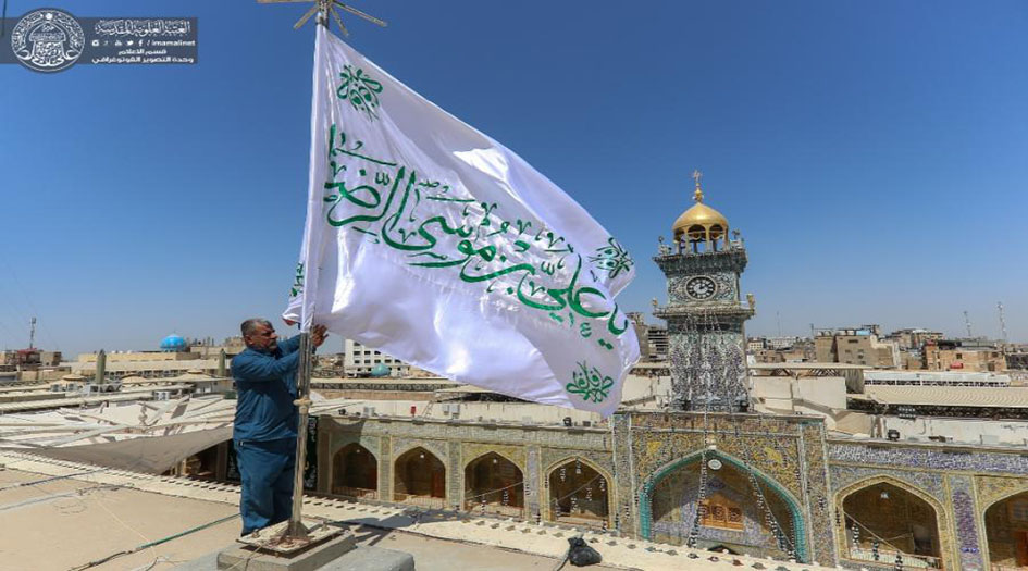 بالصور .. تزيين أرجاء الحرم العلوي الطاهر بمناسبة مولد الإمام الرضا (عليه السلام)