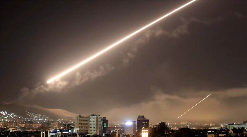 الدفاعات الجوية السورية  تتصدى لعدوان صهيوني على ريف دمشق